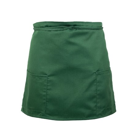 MONARCH Half Bistro Aprons Hunter Green , 12PK BISTROHLF-HGR